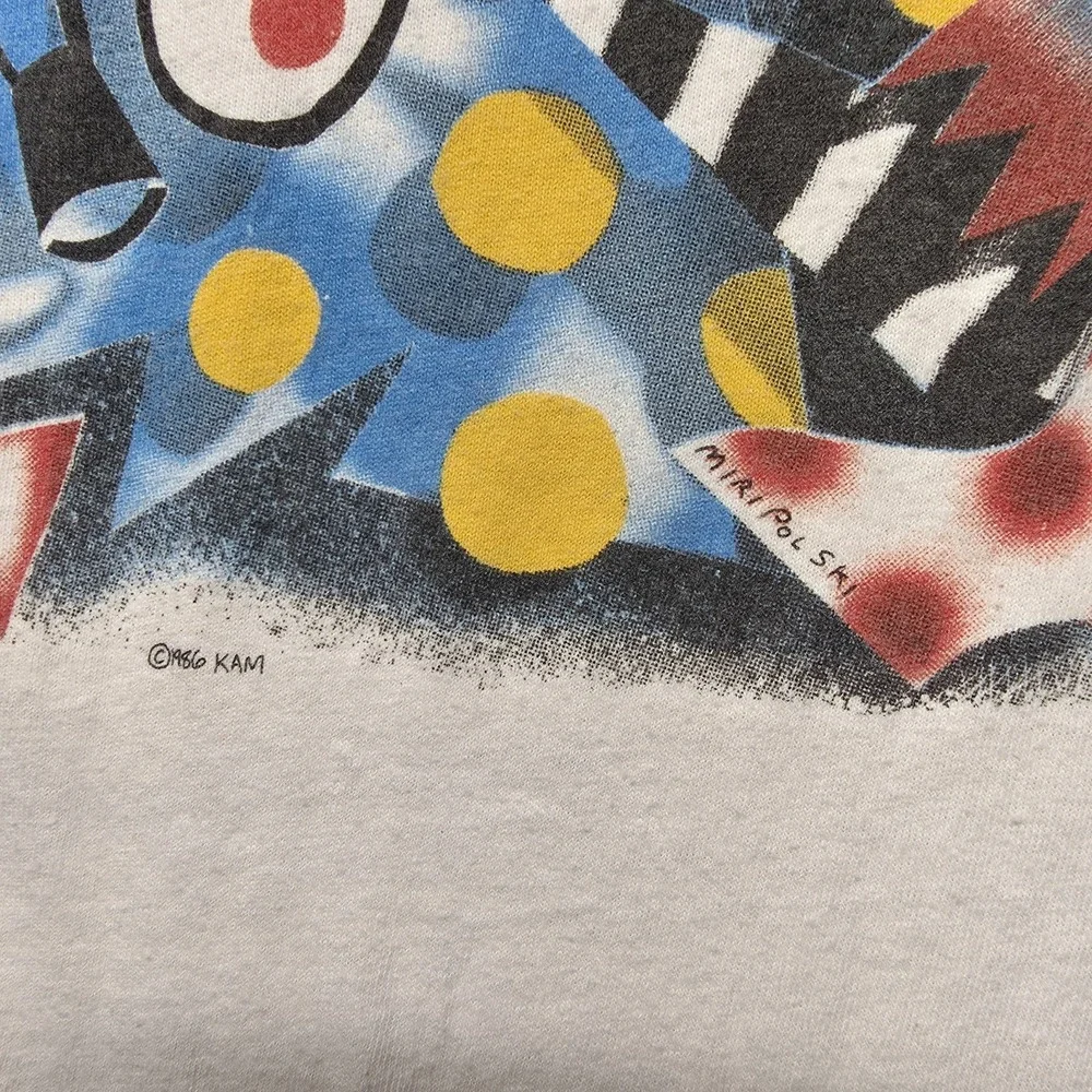 VTG  Cheap Trick The Doctor Tour Hanes T-Shirt Men's XL White‎ USA Single Stitch - Picture 3 of 12